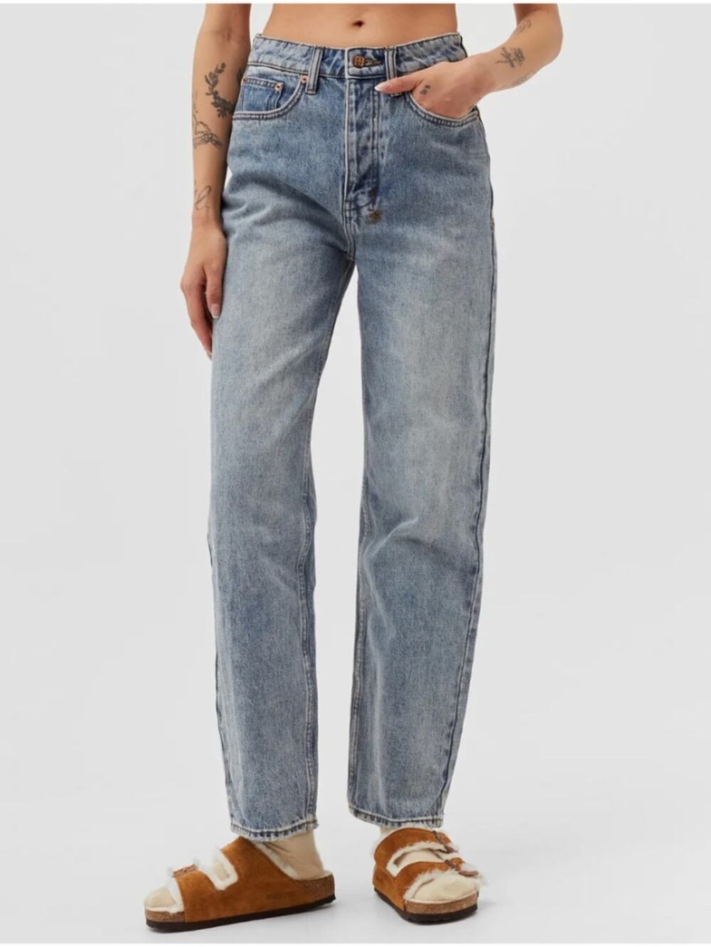 Ksubi Women's Brooklyn Straight Leg Jeans in Lifetime Wash Size 26 Gently Used